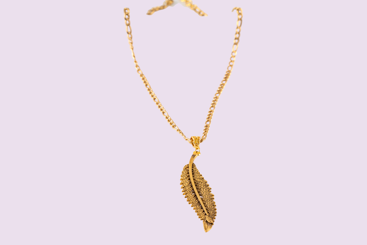 the Golden Leaf necklace