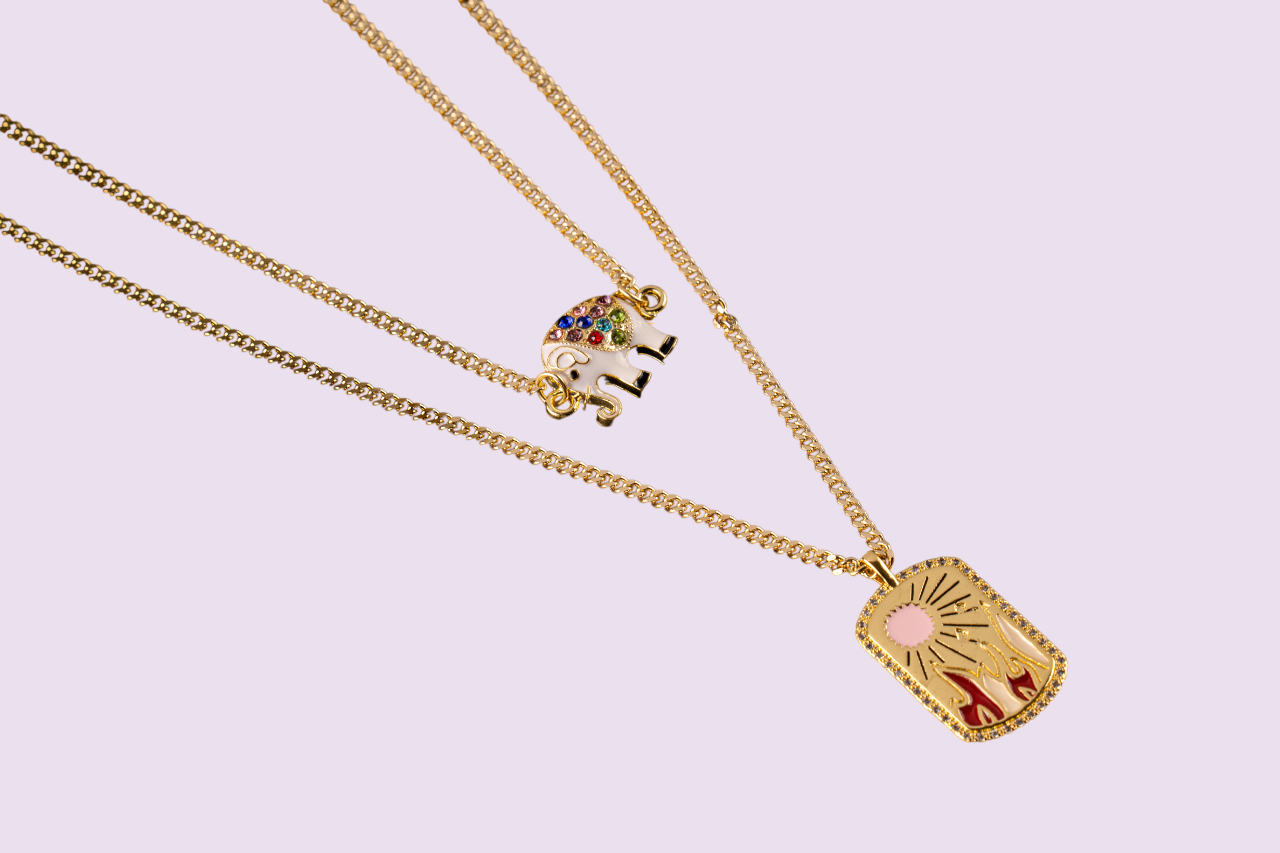 joy & gold necklace