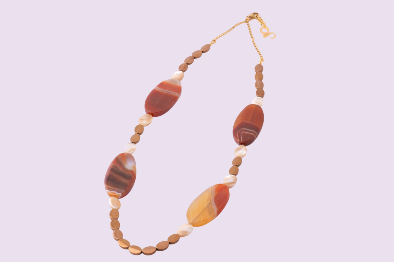 copper tide necklace
