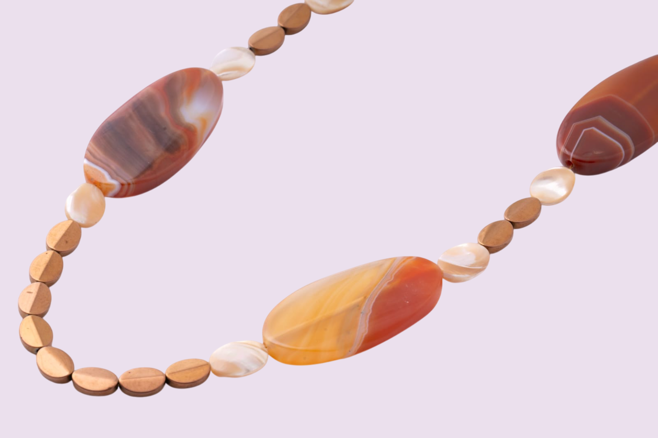 copper tide necklace