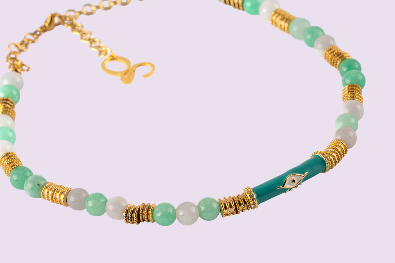 Citrus Aura choker necklace