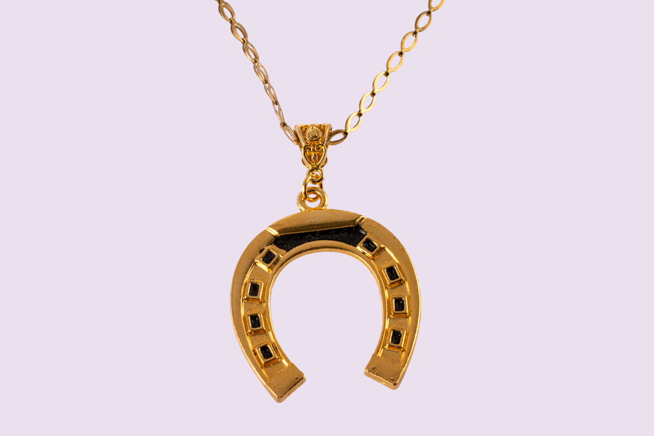 her halo necklace