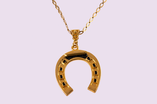 her halo necklace
