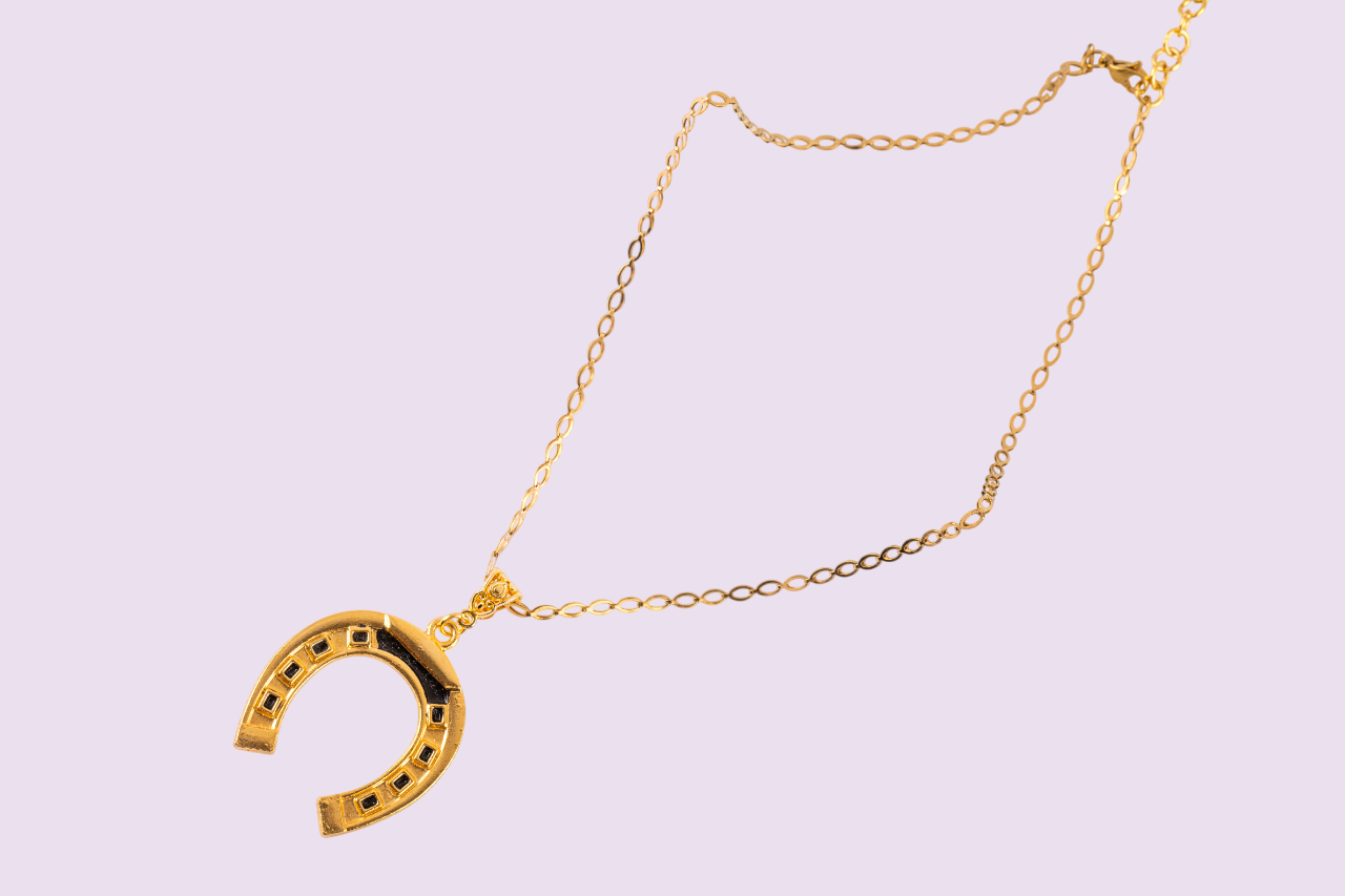 her halo necklace